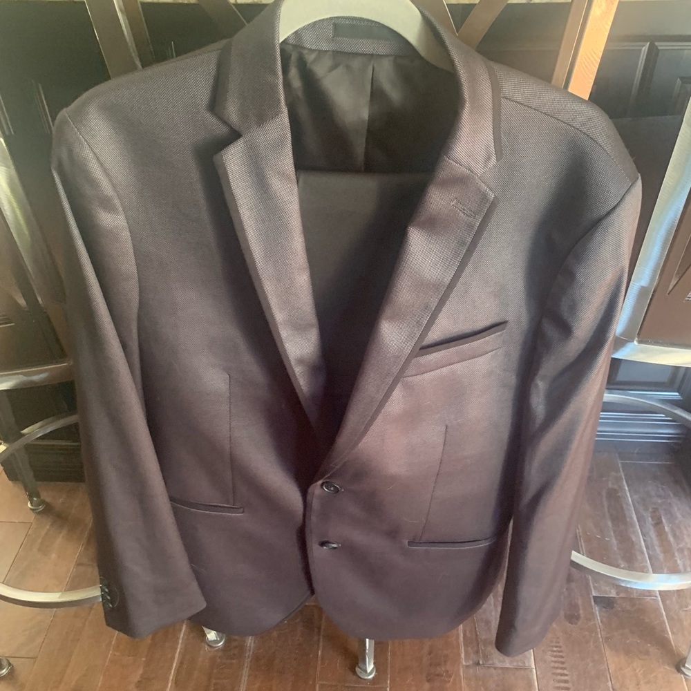 Kenneth Cole Reaction charcoal grey suit